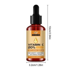 Vitamin C Serum 20% For Face, Pure Vitamin C Face Serum